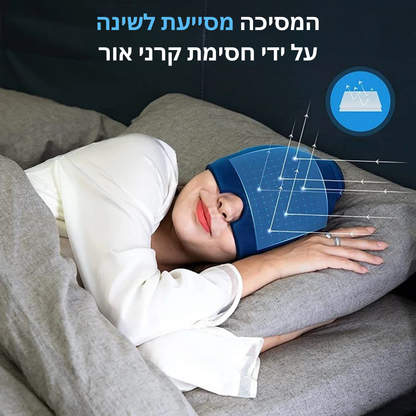 מסכה להקלת מיגרנות מבית - ReliefPlex